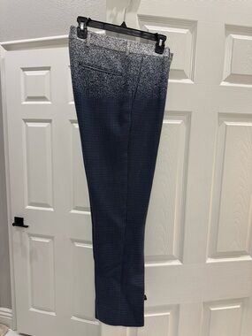 Louis Vuitton Navy and White Gradient Dress Pants